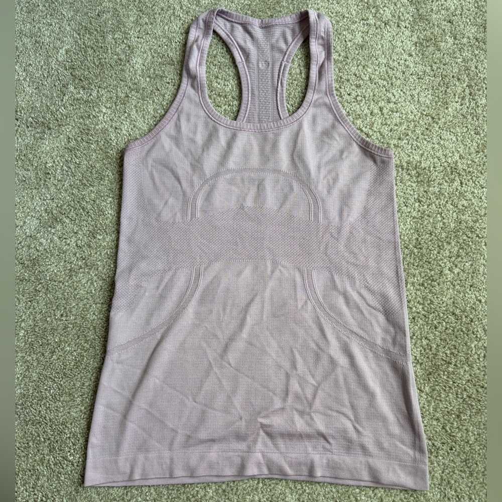 Lululemon Athletica lavender swiftly tech racer back tank top